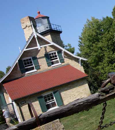 lighthouse in door county