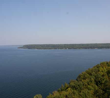 View of Sister Bay Door County WI