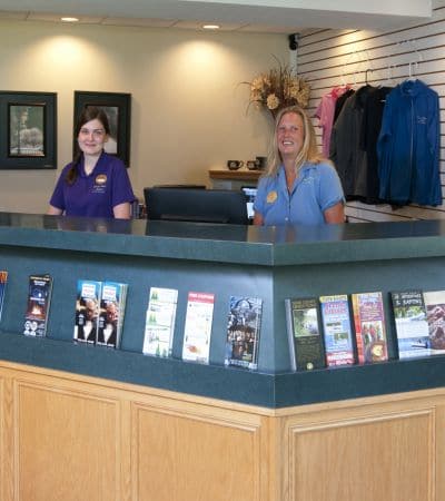 country house resort front desk