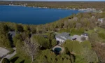 Country House Resort with Sister Bay in background. Location is amazing