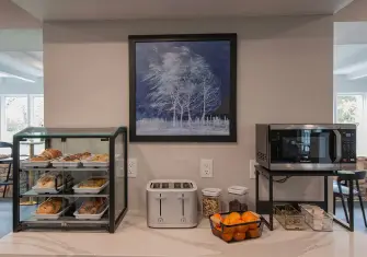 breakfast setup