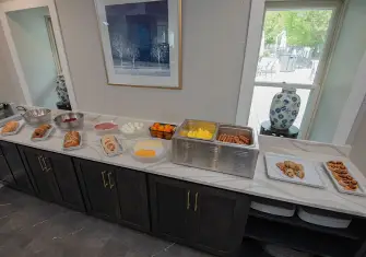 Breakfast buffet