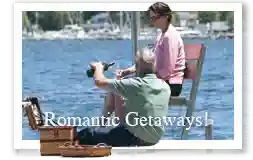 romantic getaway on dock