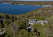 Country House Resort with Sister Bay in background. Location is amazing